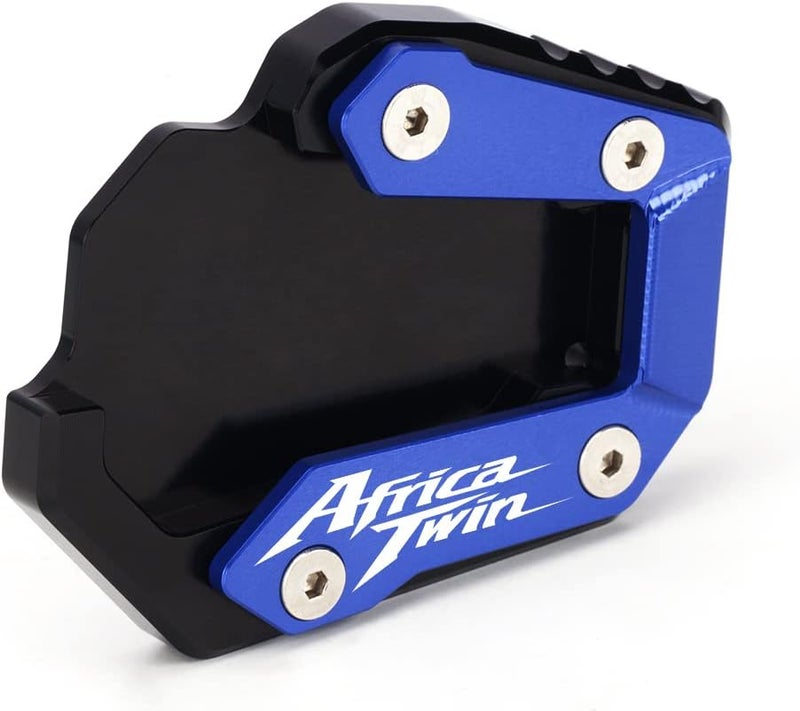 Modeer Compatible with CRF1100L Africa Twin 2019-2024 Motorcycle Kickstand Foot Side Stand Extension Pad Support Plate Pedal CRF 1100 L Accessories (blue) - Image 5
